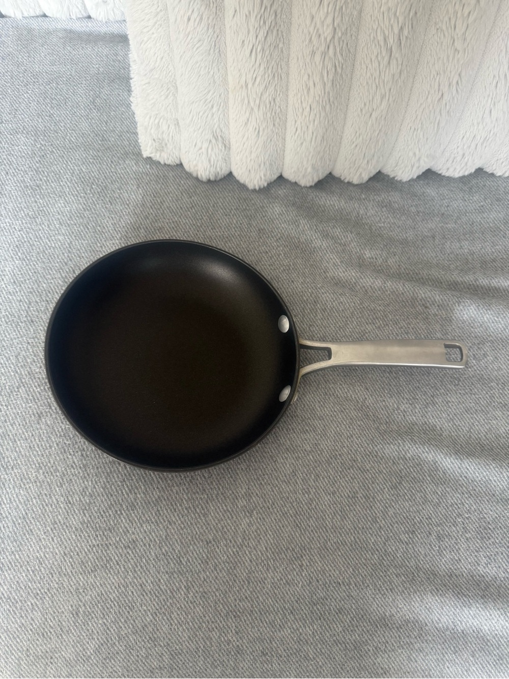Calphalon Nonstick Black Frying Pan with Stainless Steel Handle